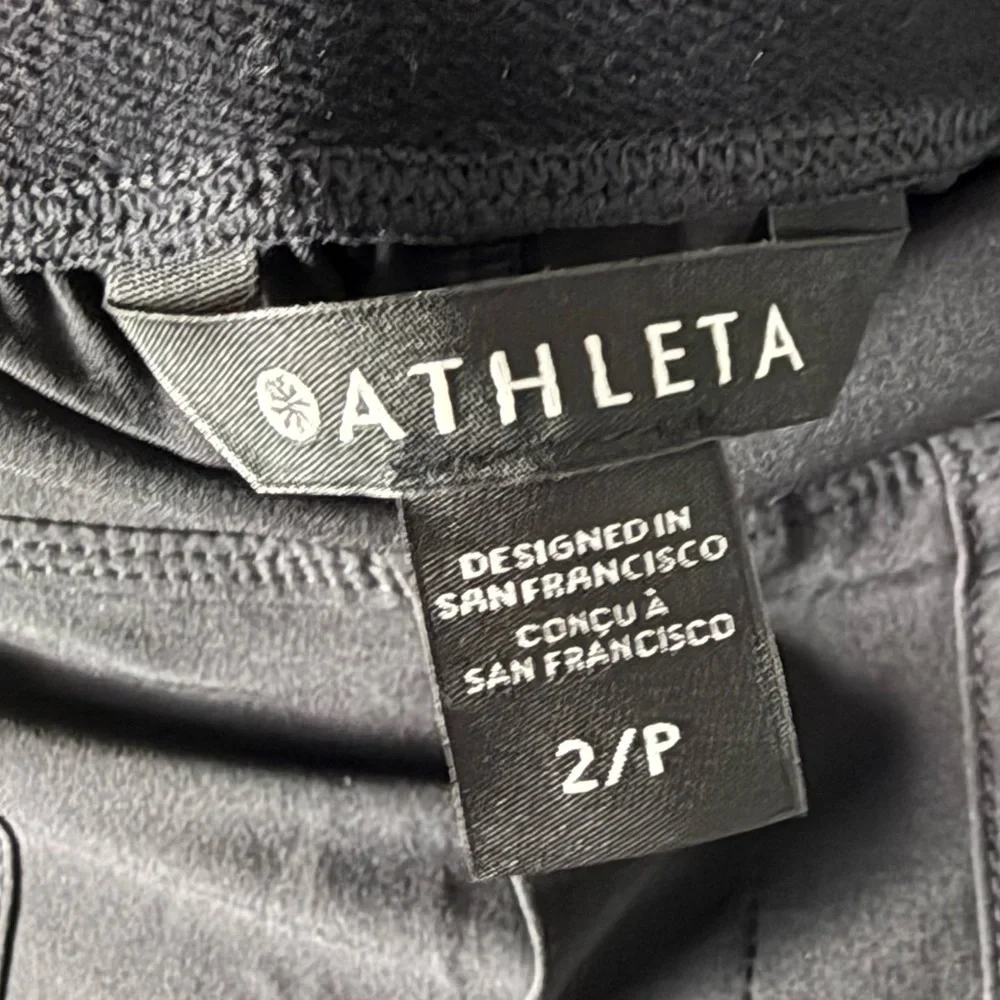 Athleta Brooklyn Heights High Rise Cargo Pant Black Casual Athleisure Women’s 2 - Picture 7 of 13